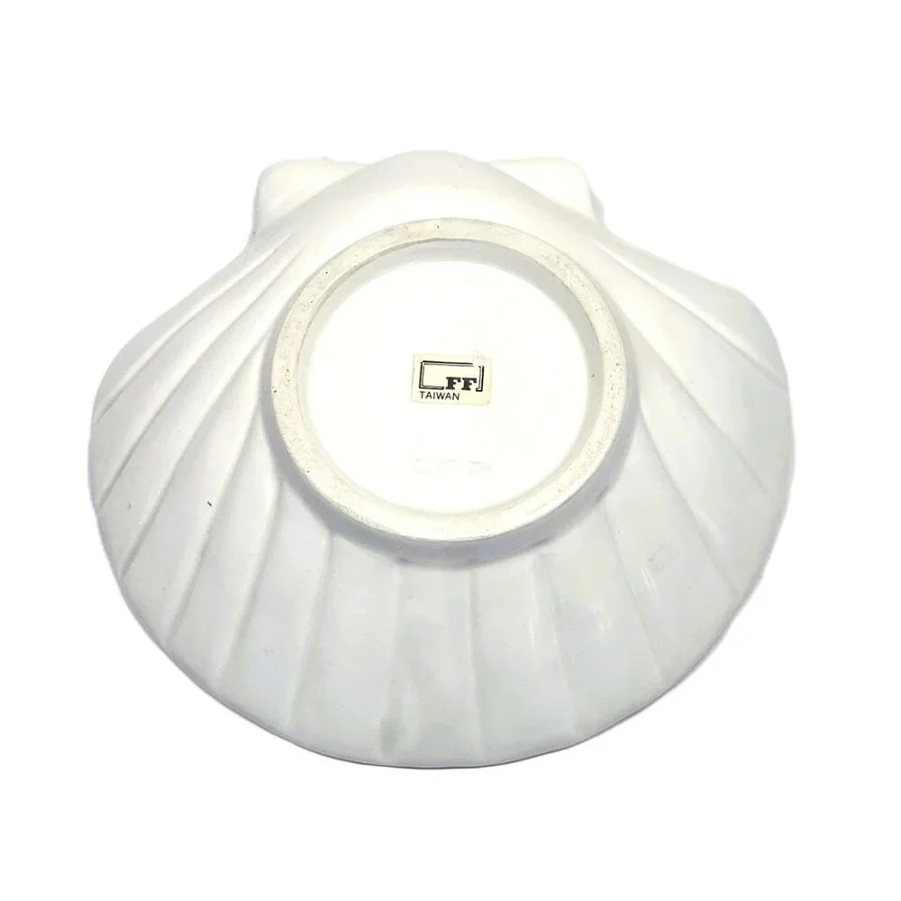 Vtg 1976 Fitz & Floyd FF Soap Dish Ocean Coquille Seashell Clam Scallop Shell